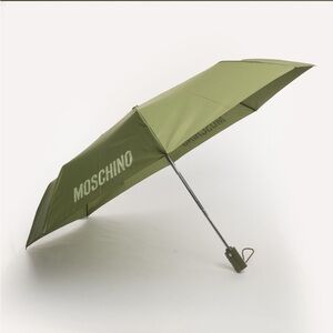 Moschino Green Logo Umbrella